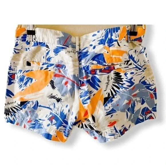 Gap Khakis Womens Shorts Hawaii Floral Vacation Summer Sz 0 - Picture 2 of 3